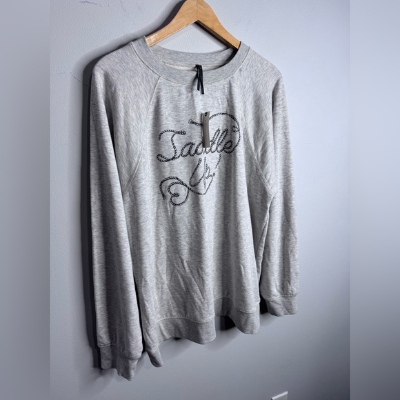 Anthropologie Saddle Up Sweatshirt NWT XL - Picture 5 of 7